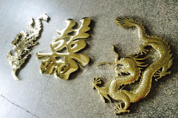 鈦金球面字 鈦金球面字